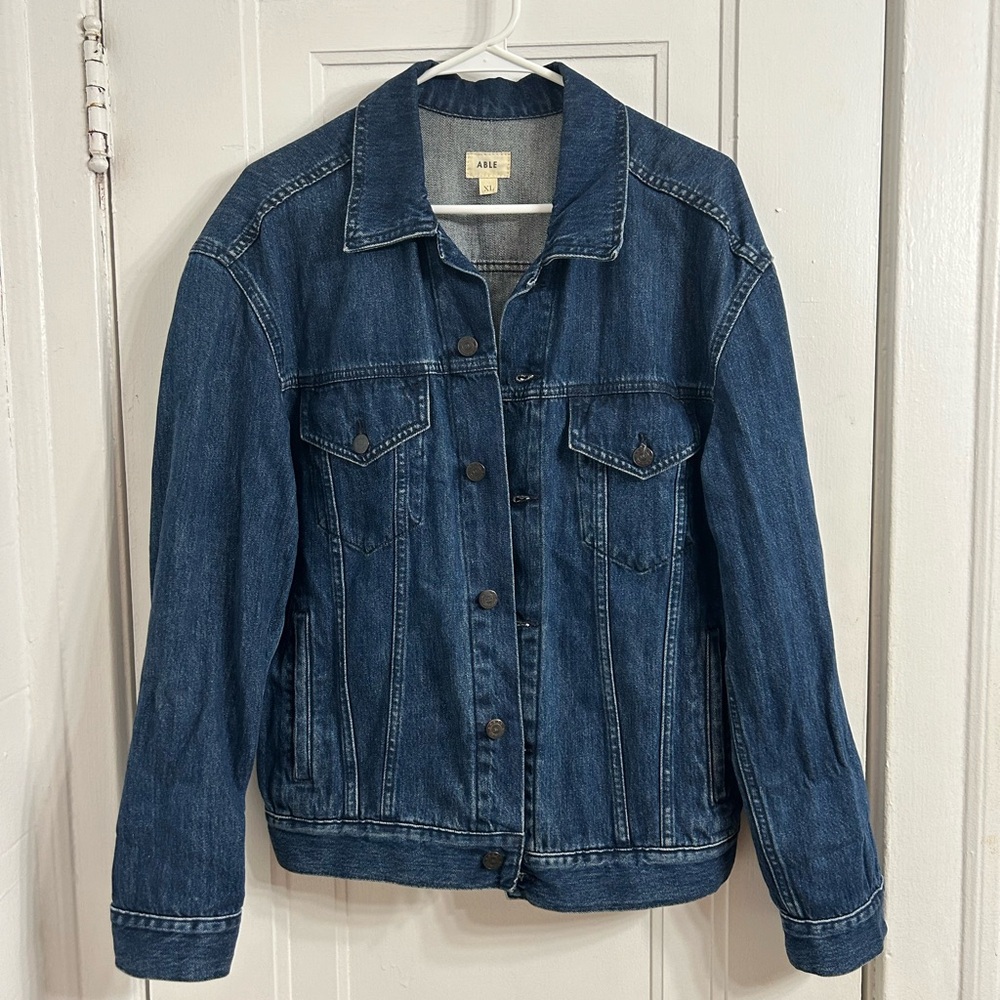ABLE oversized denim jacket